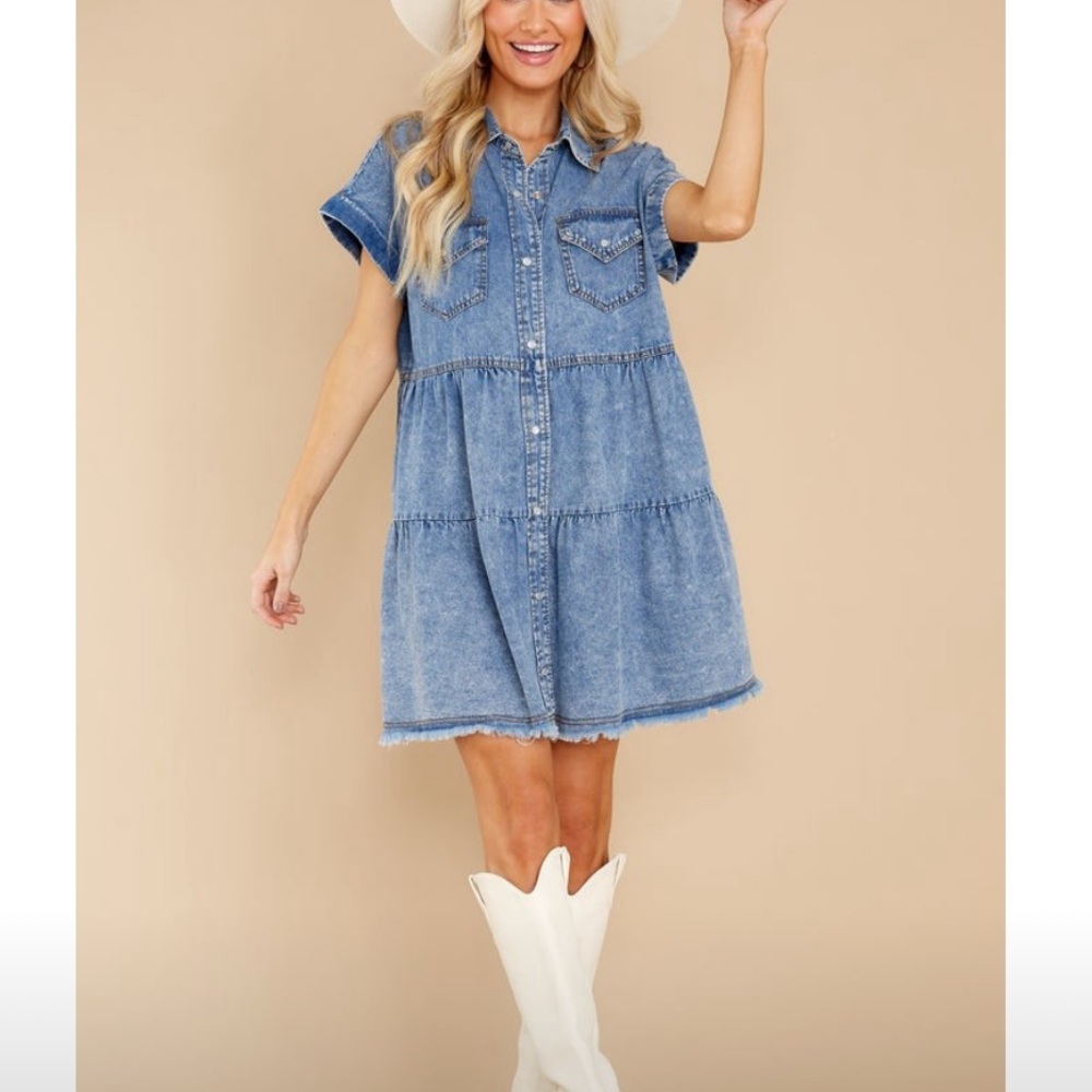 Denim Blue Dress